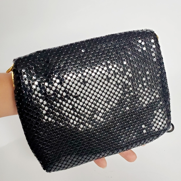 Vintage Aluminum Mesh Bag Structured Handbag 1950s - Picture 6 of 12